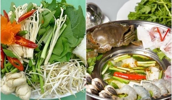 Lẩu hải sản nên ăn rau gì? 10 loại rau thơm ngon ăn kèm lẩu hải sản